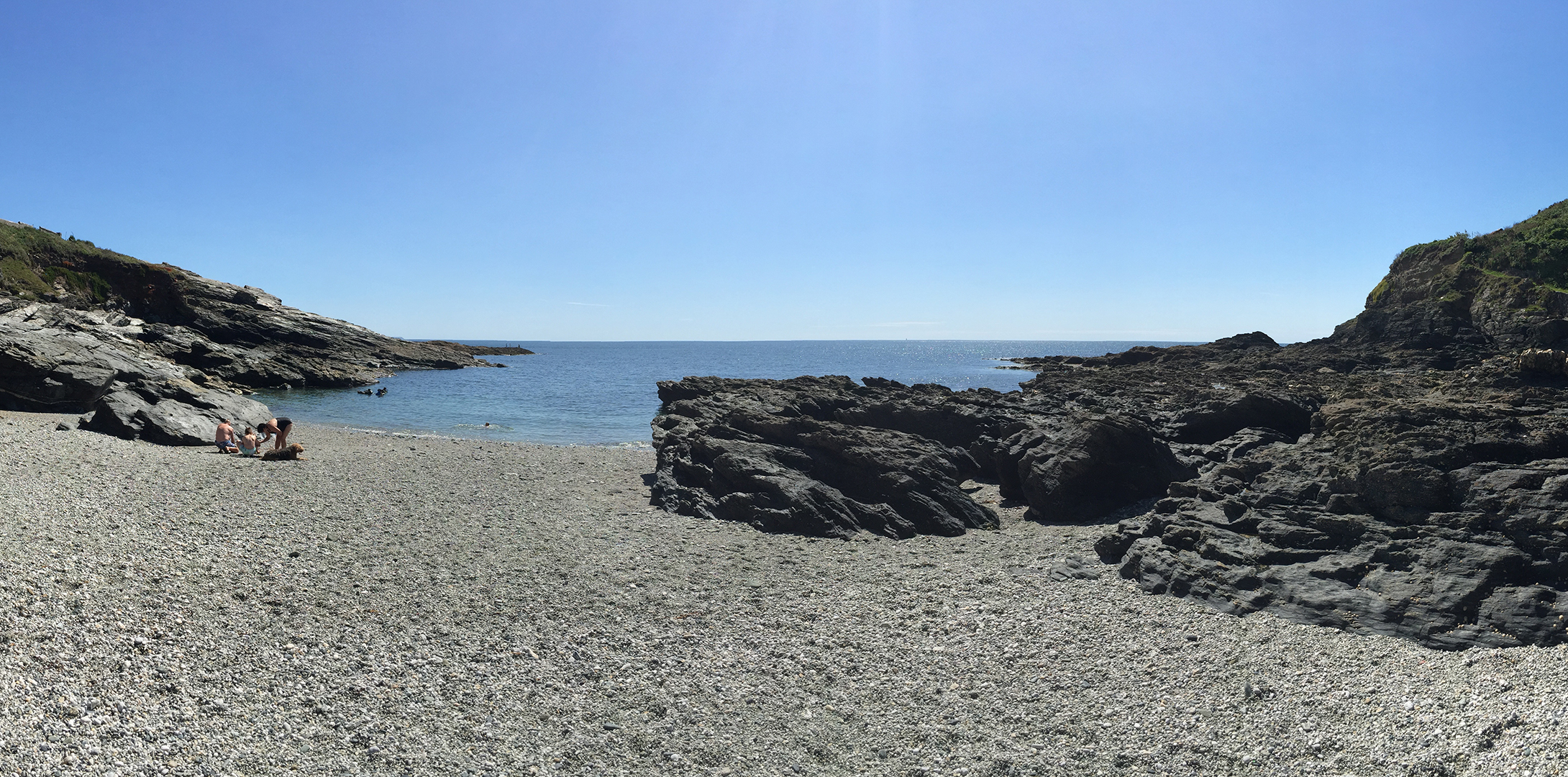 Little Blue House view of Prussia Cove