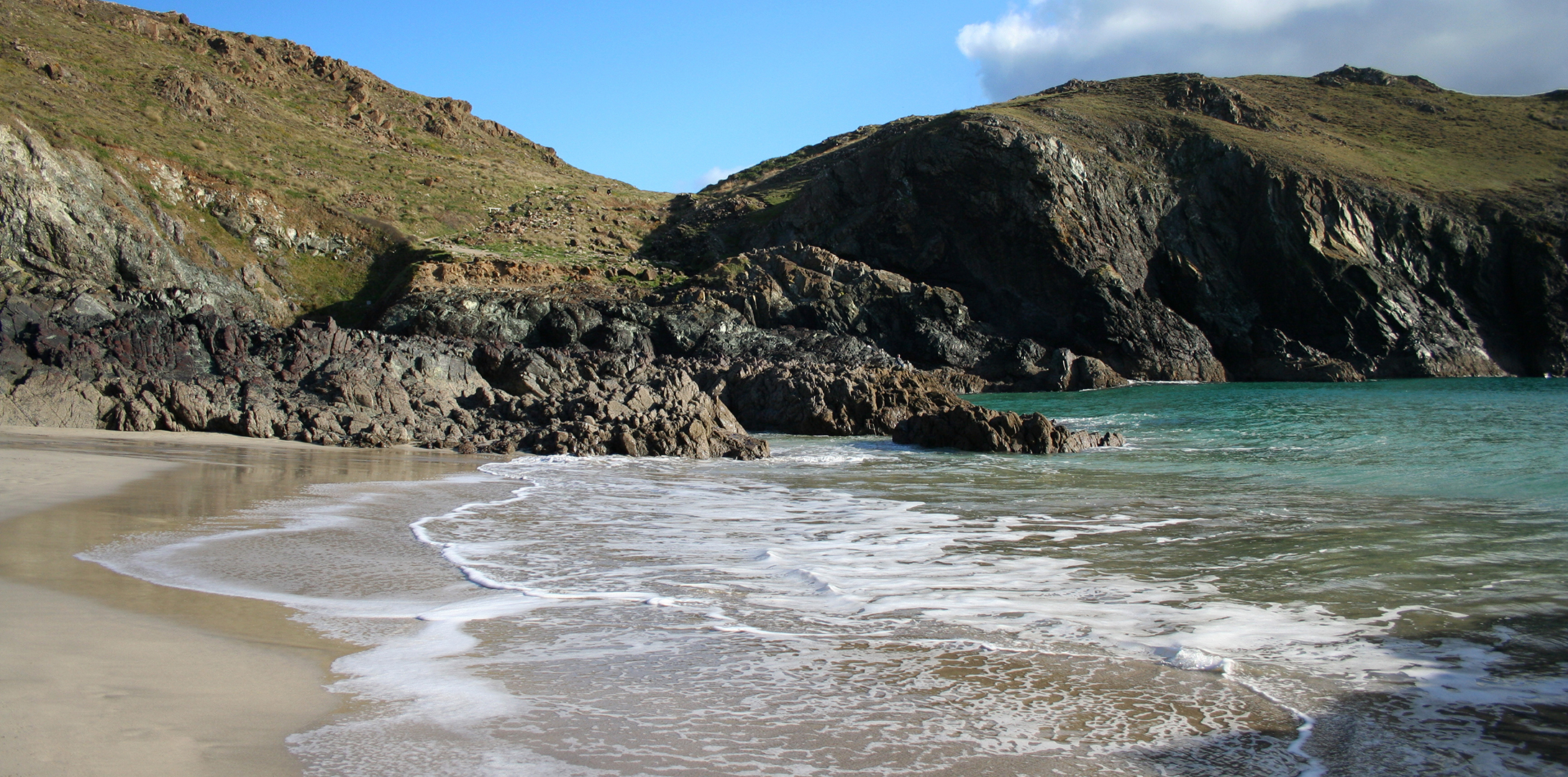 Little Blue House view into of Zennor coastline
