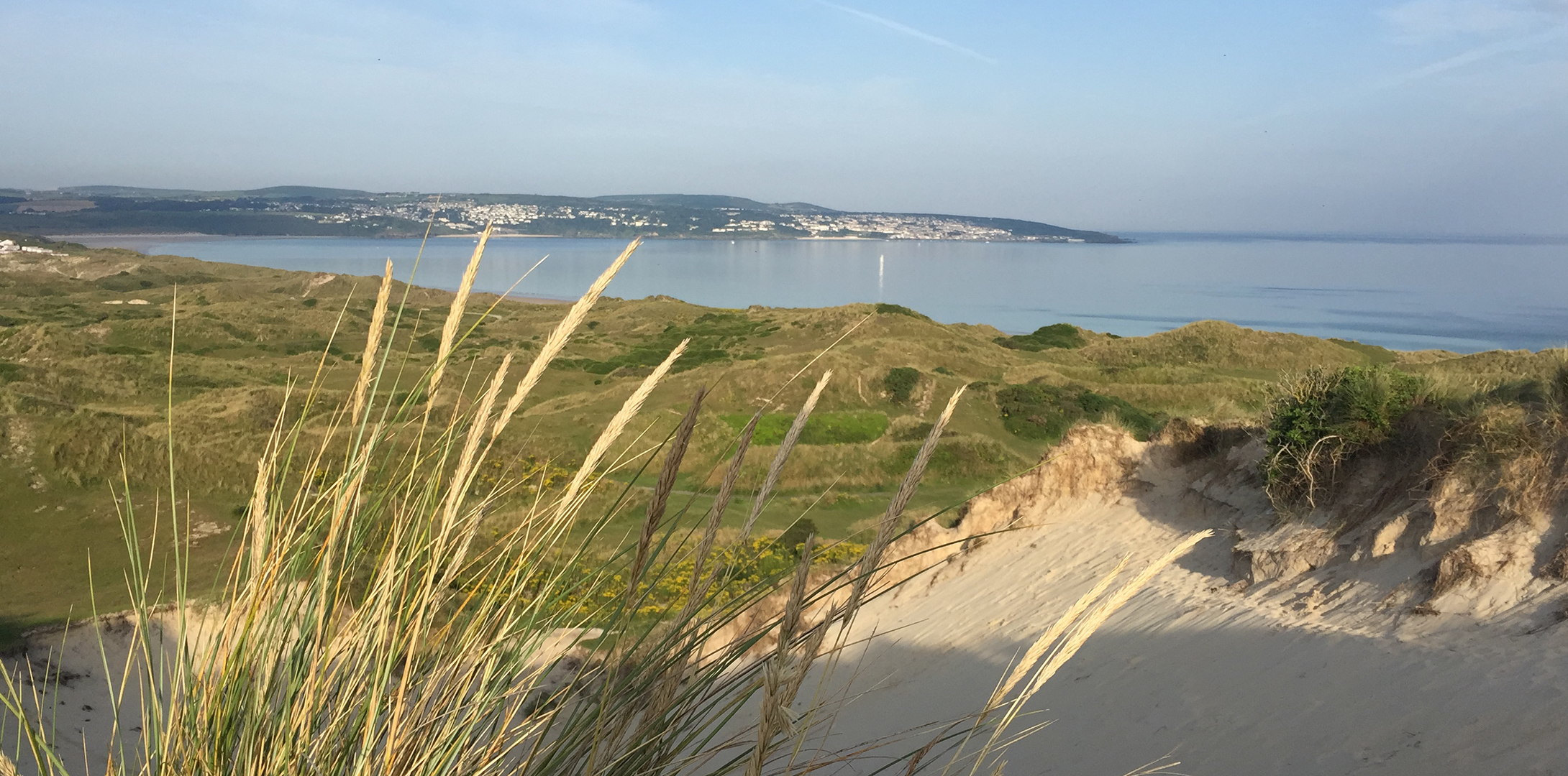 Little Blue House view towards St Ives
